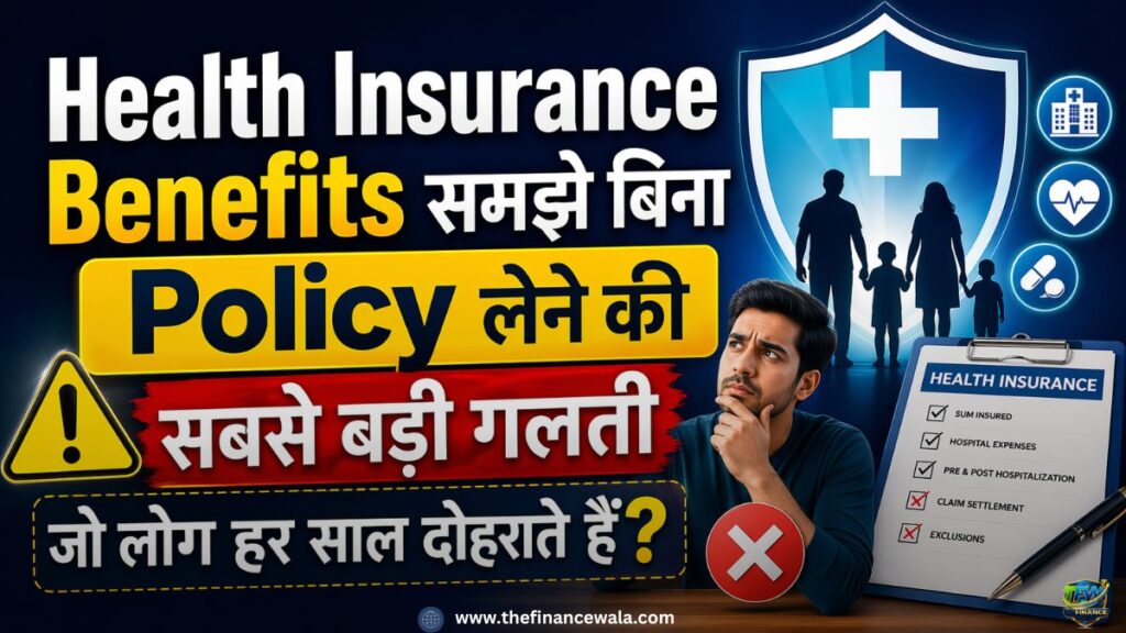 Health Insurance Benefits समझे बिना Policy लेने की सबसे बड़ी गलती जो लोग हर साल दोहराते हैं?