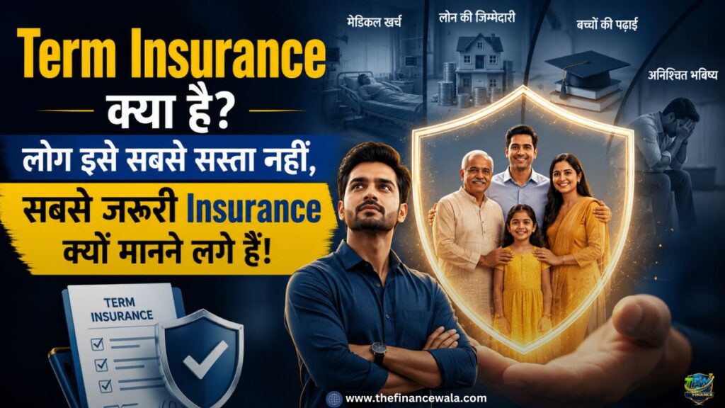 Term Insurance क्या है? लोग इसे सबसे सस्ता नहीं, सबसे जरूरी Insurance क्यों मानने लगे हैं!